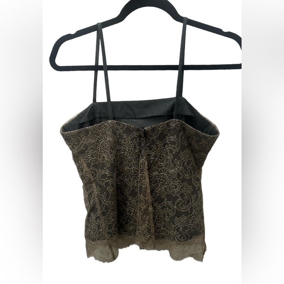 Alberto Biani US 6 Lace Silk Wool y2K Crop Cami Witchy Whimsigoth Fairy Grunge - Picture 2 of 5